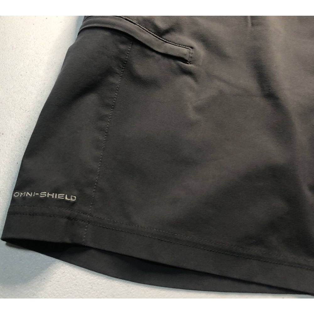 Columbia PFG Omni-shield Long Shorts 34x10 Gray Nylon - Picture 2 of 9